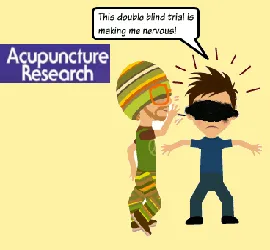 double blind cartoon